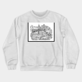 Sheffield Buildings art work Crewneck Sweatshirt